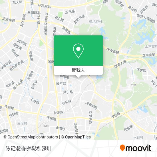 陈记潮汕砂锅粥地图