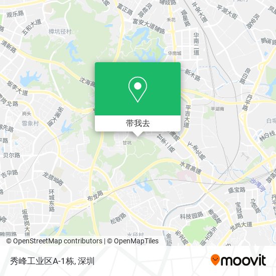 秀峰工业区A-1栋地图