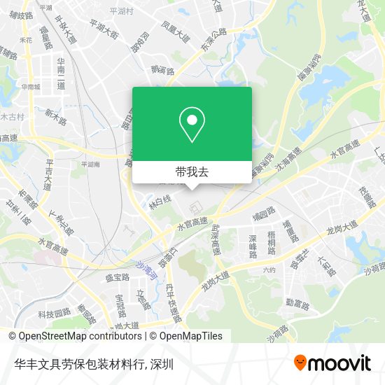华丰文具劳保包装材料行地图