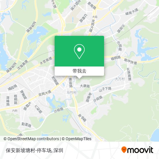 保安新坡塘村-停车场地图