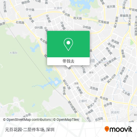 元芬花园-二层停车场地图