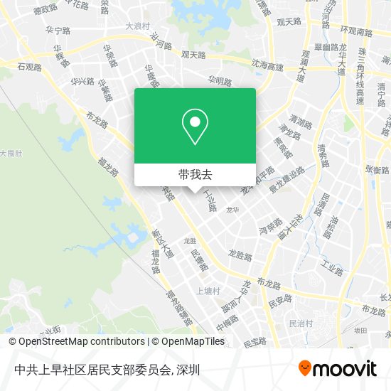 中共上早社区居民支部委员会地图