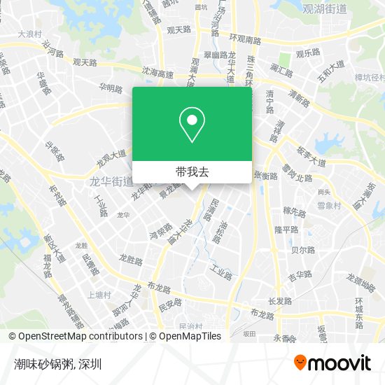 潮味砂锅粥地图