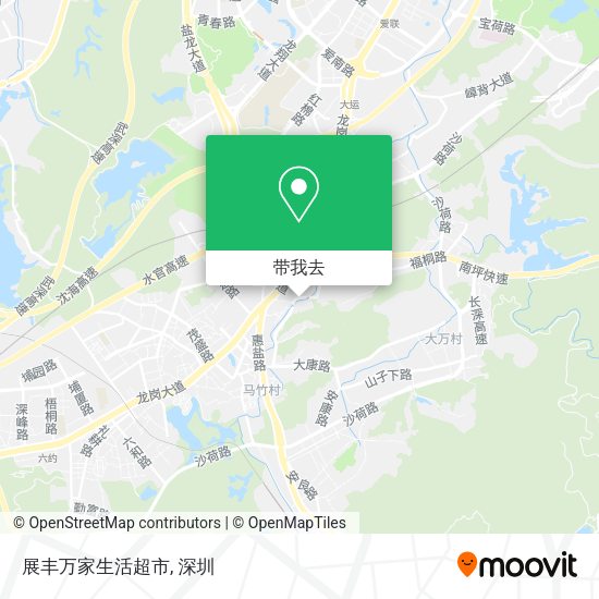 展丰万家生活超市地图