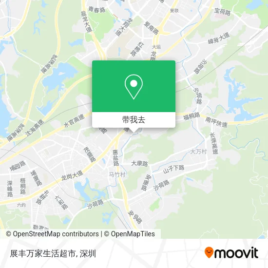展丰万家生活超市地图