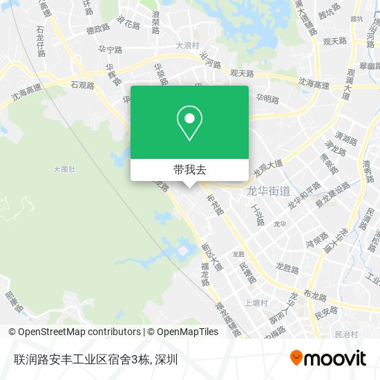 联润路安丰工业区宿舍3栋地图