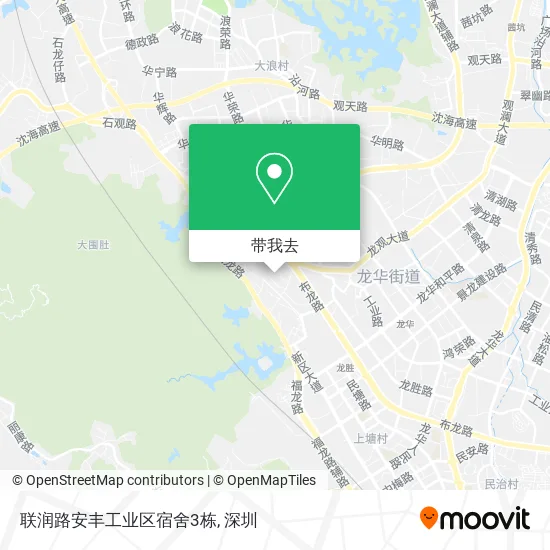 联润路安丰工业区宿舍3栋地图