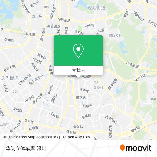 华为立体车库地图