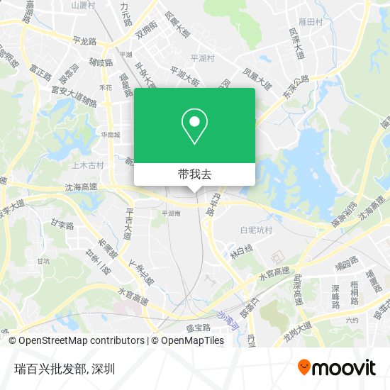 瑞百兴批发部地图