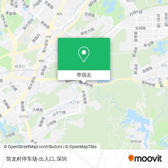简龙村停车场-出入口地图