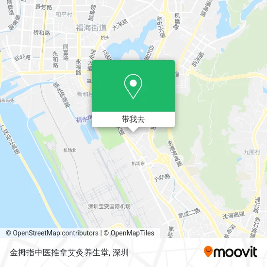 金拇指中医推拿艾灸养生堂地图