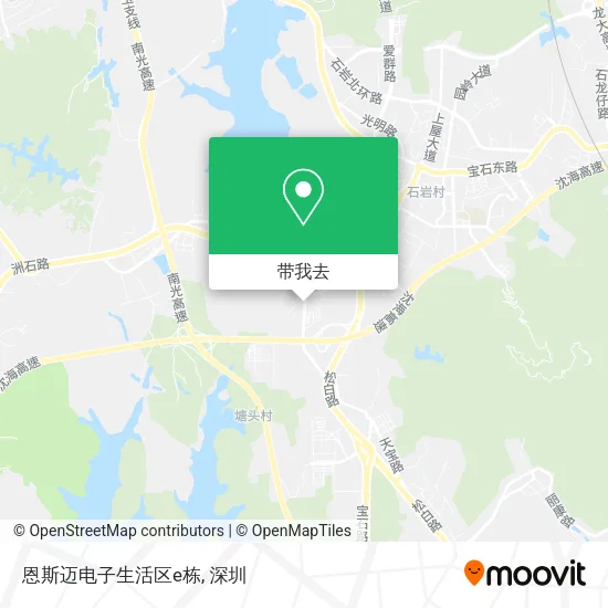 恩斯迈电子生活区e栋地图