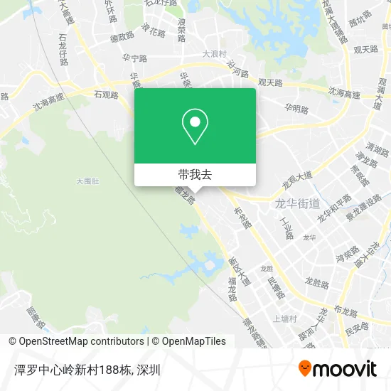 潭罗中心岭新村188栋地图