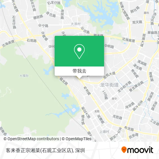 客来香正宗湘菜(石观工业区店)地图