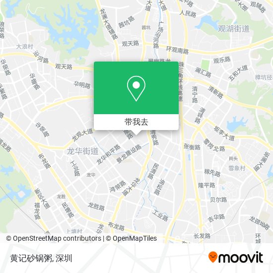 黄记砂锅粥地图