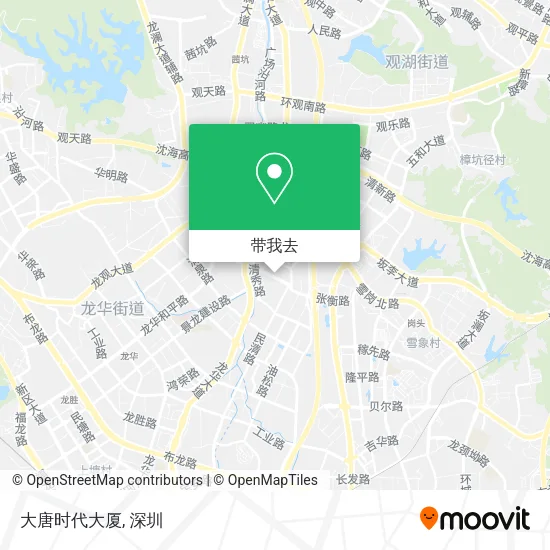 大唐时代大厦地图