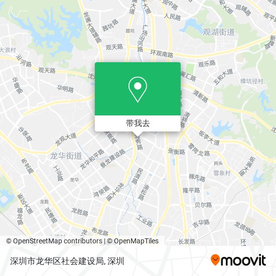 深圳市龙华区社会建设局地图