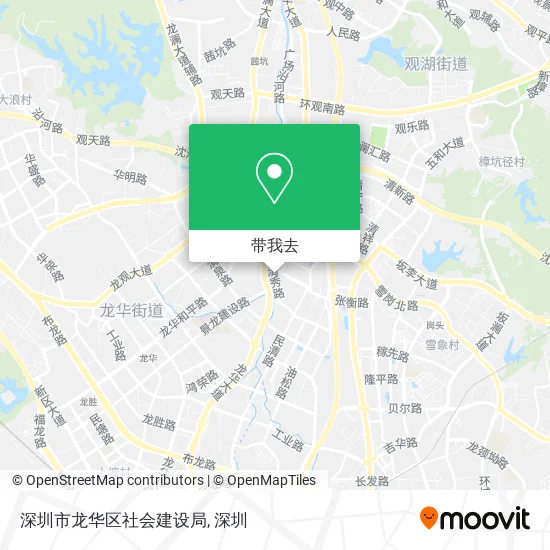 深圳市龙华区社会建设局地图