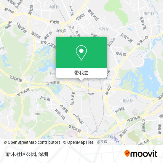 新木社区公园地图
