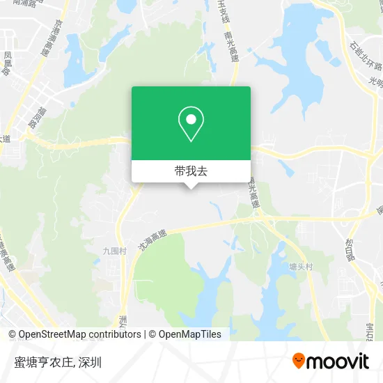 蜜塘亨农庄地图