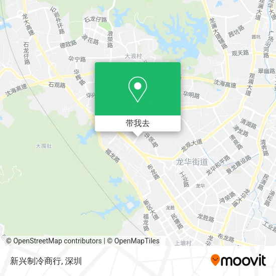 新兴制冷商行地图