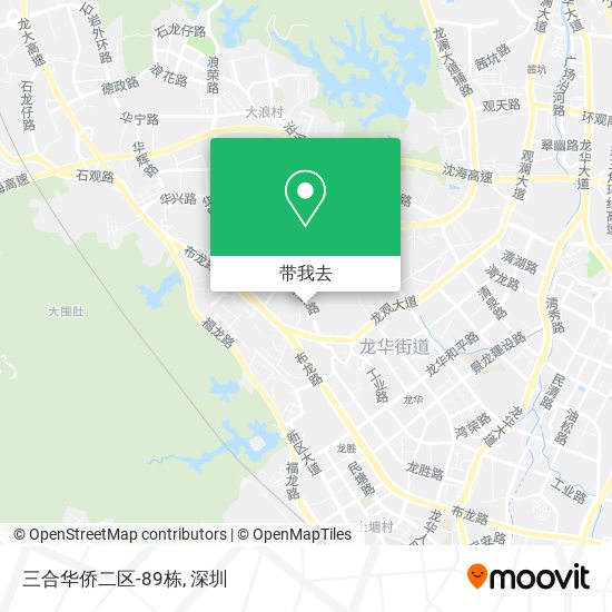 三合华侨二区-89栋地图