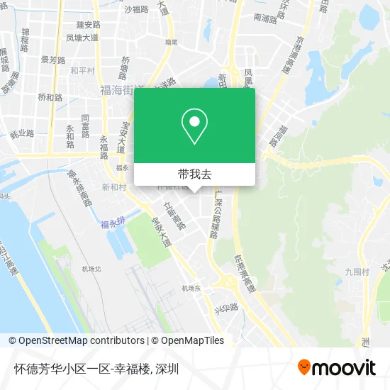 怀德芳华小区一区-幸福楼地图