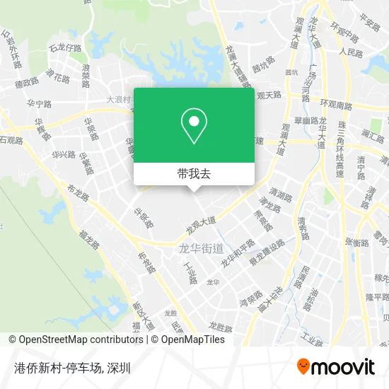 港侨新村-停车场地图