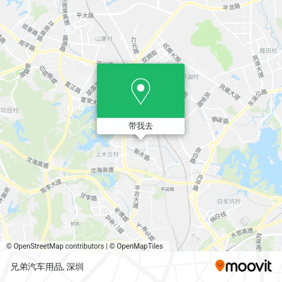 兄弟汽车用品地图