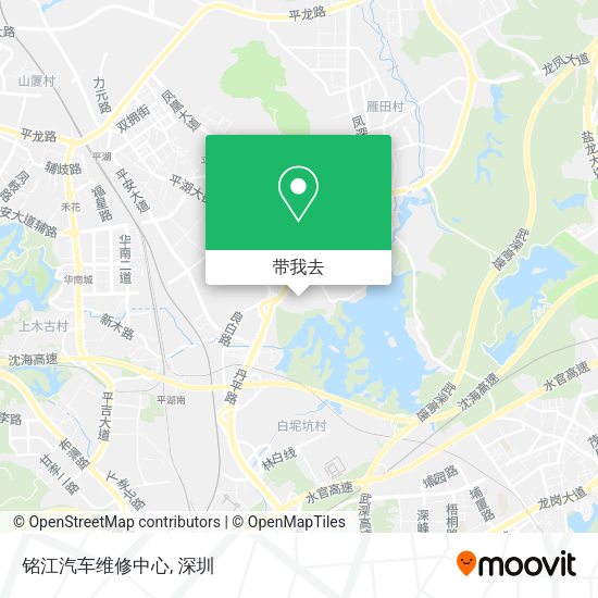 铭江汽车维修中心地图