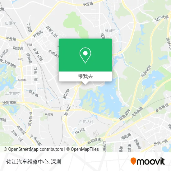 铭江汽车维修中心地图