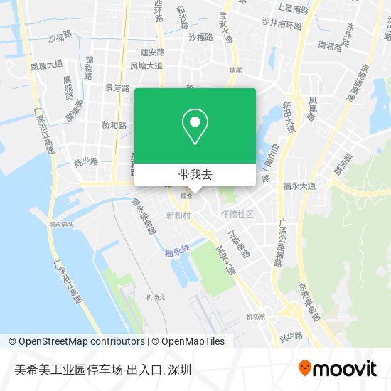 美希美工业园停车场-出入口地图