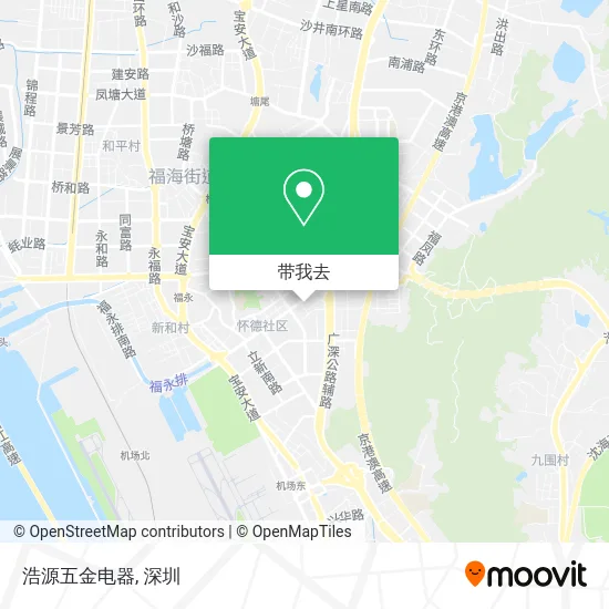 浩源五金电器地图