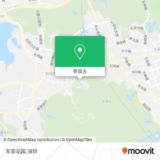 军荟花园地图