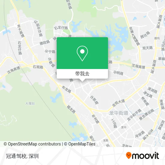 冠通驾校地图