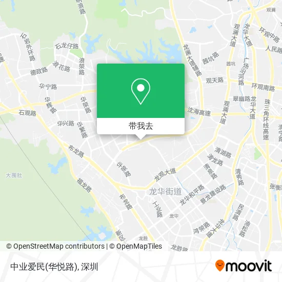 中业爱民(华悦路)地图