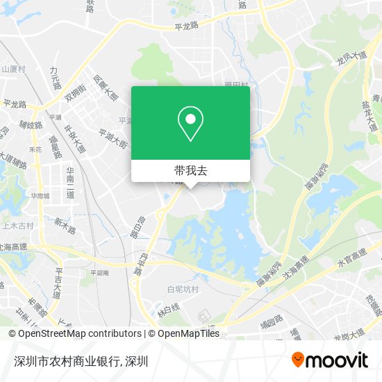 深圳市农村商业银行地图
