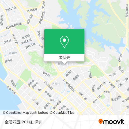 金碧花园-201栋地图