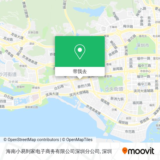 海南小易到家电子商务有限公司深圳分公司地图