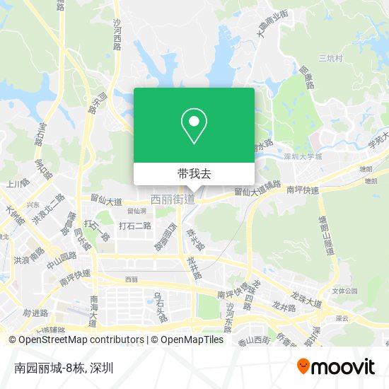 南园丽城-8栋地图