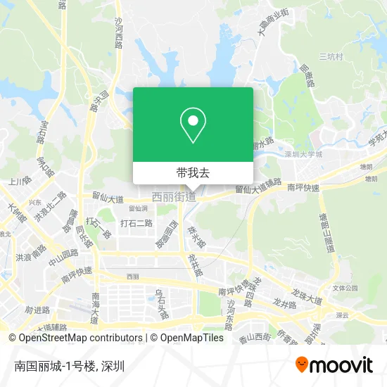 南国丽城-1号楼地图