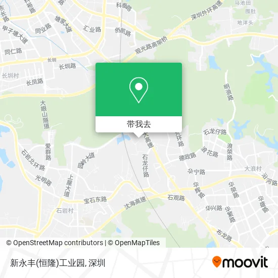 新永丰(恒隆)工业园地图