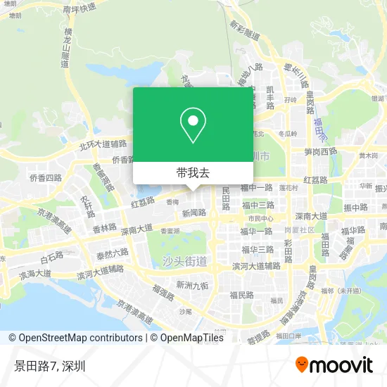 景田路7地图