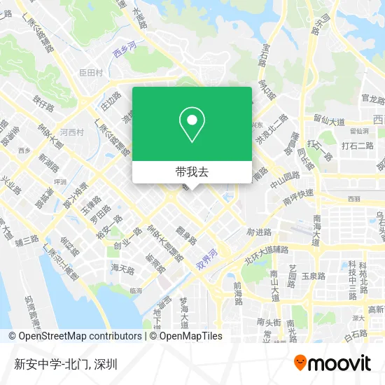 新安中学-北门地图