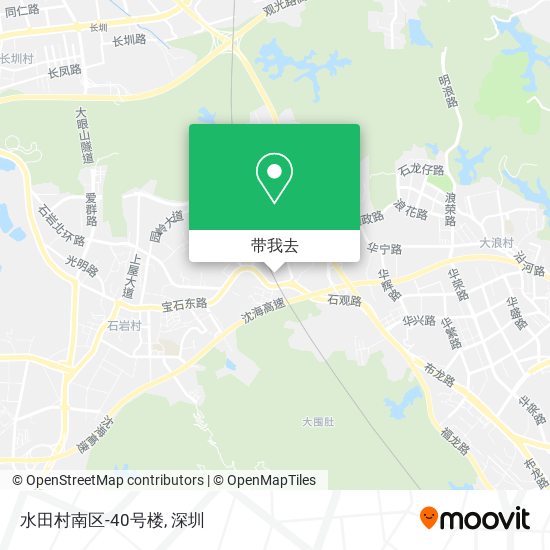 水田村南区-40号楼地图