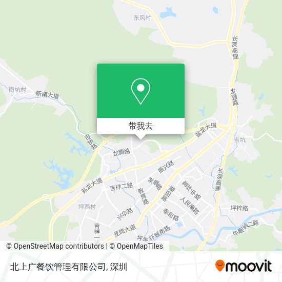 北上广餐饮管理有限公司地图