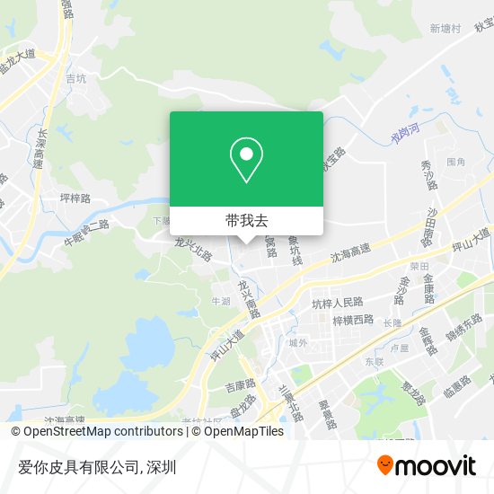 爱你皮具有限公司地图