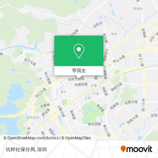 坑梓社保分局地图