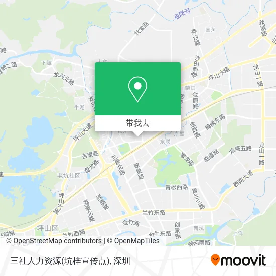 三社人力资源(坑梓宣传点)地图