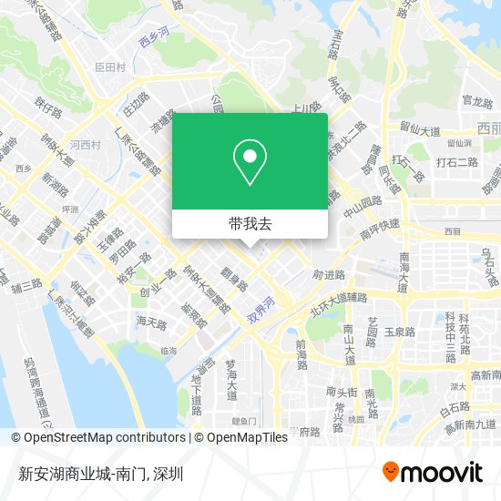 新安湖商业城-南门地图